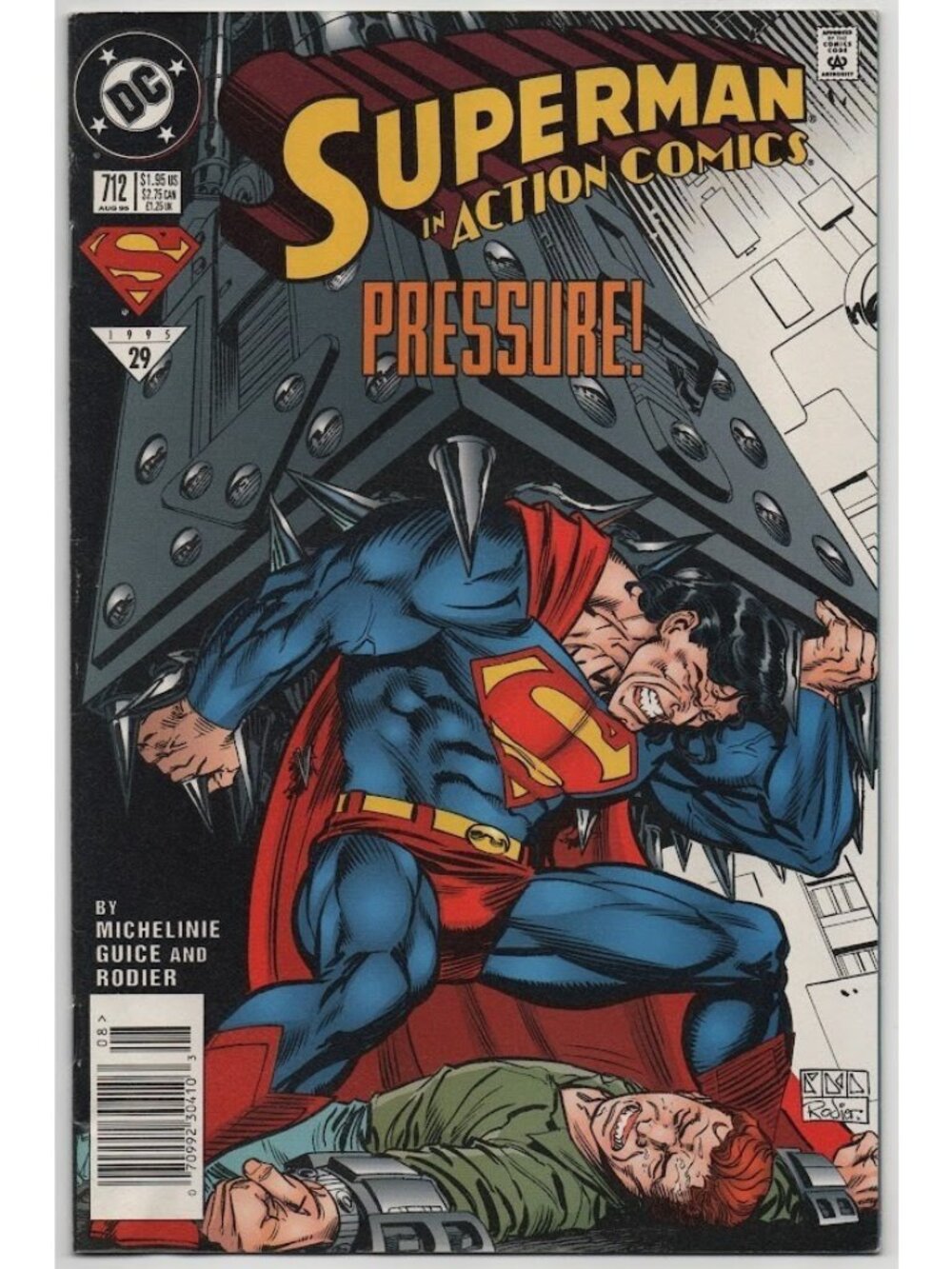Action Comics 712 DC Comics 1995 Newsstand FN 6.0 Superman - Picture 1 of 12
